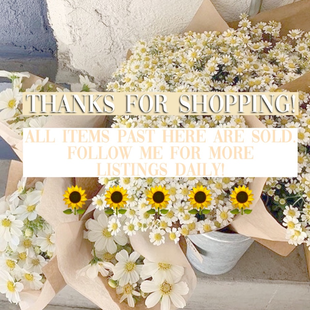 All listings sold below ⬇️